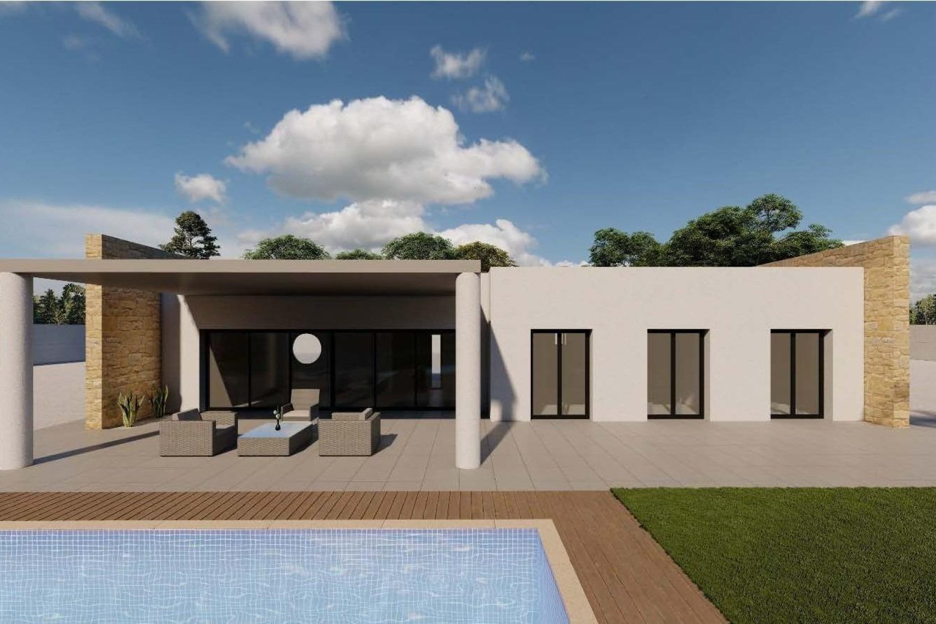 Новое здание - Villa - Pinoso - Campo