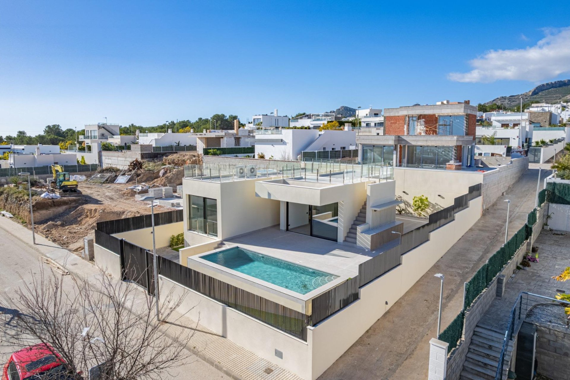 Новое здание - Villa - Polop - La Alberca