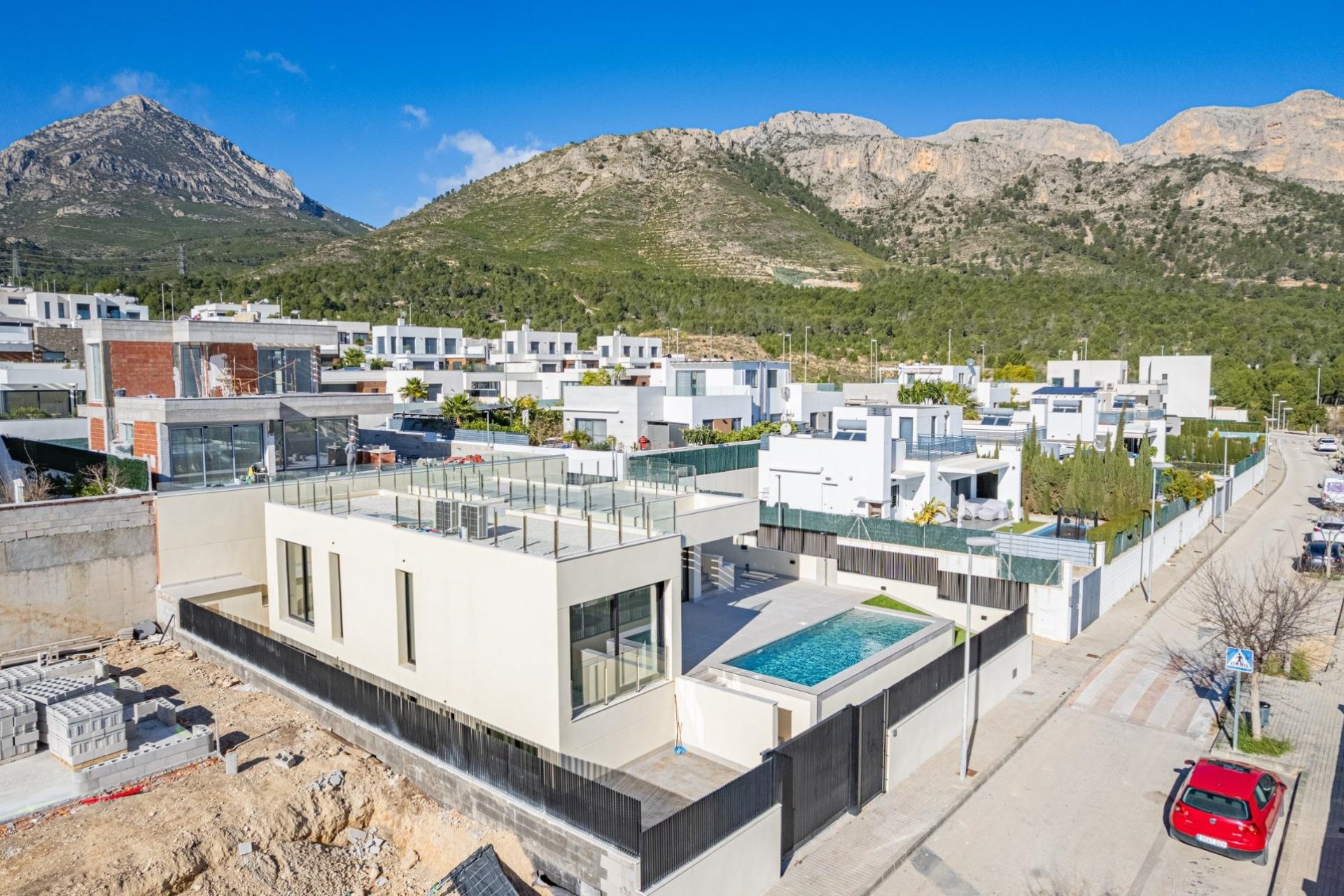 Новое здание - Villa - Polop - La Alberca