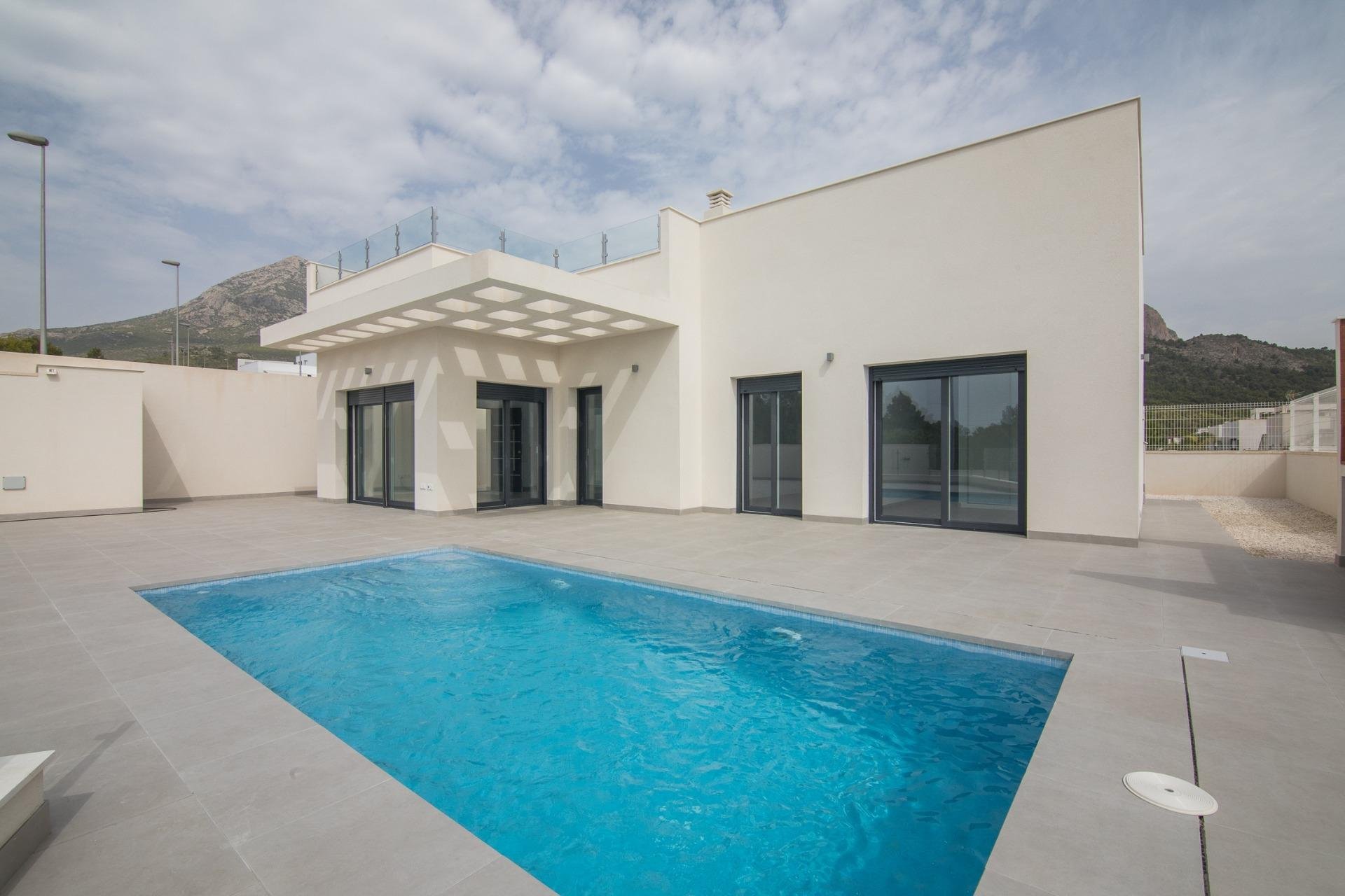 Новое здание - Villa - Polop - La Alberca