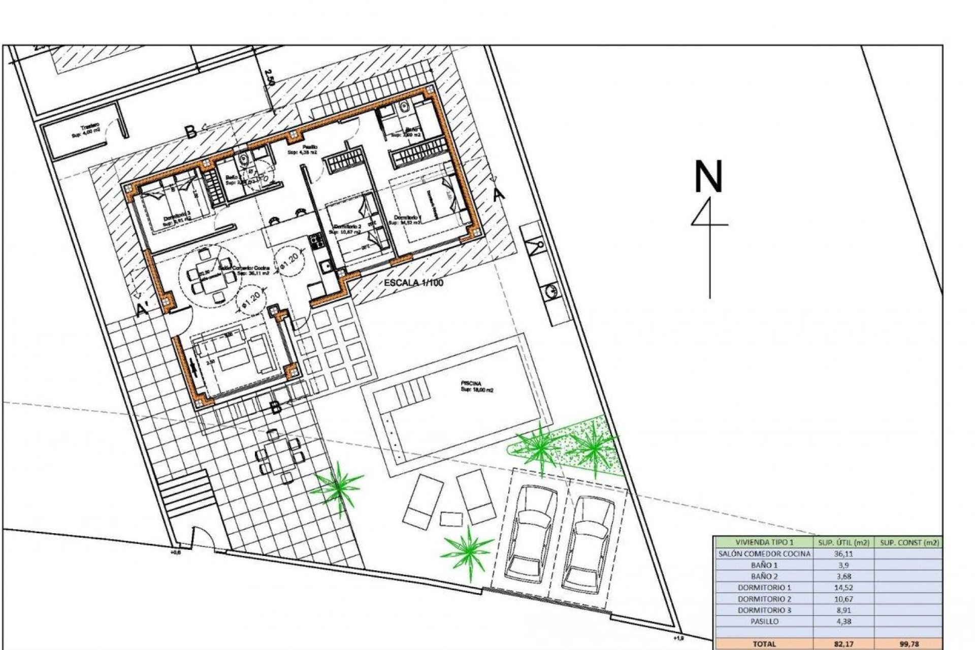 Новое здание - Villa - Polop - La Alberca
