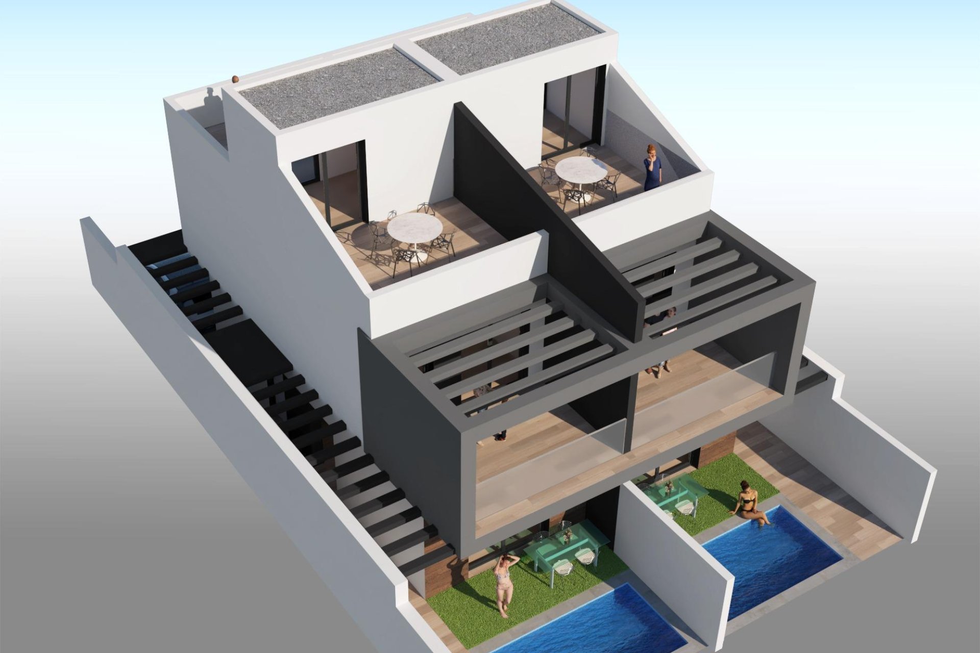 Новое здание - Villa - San Javier - Santiago De La Ribera