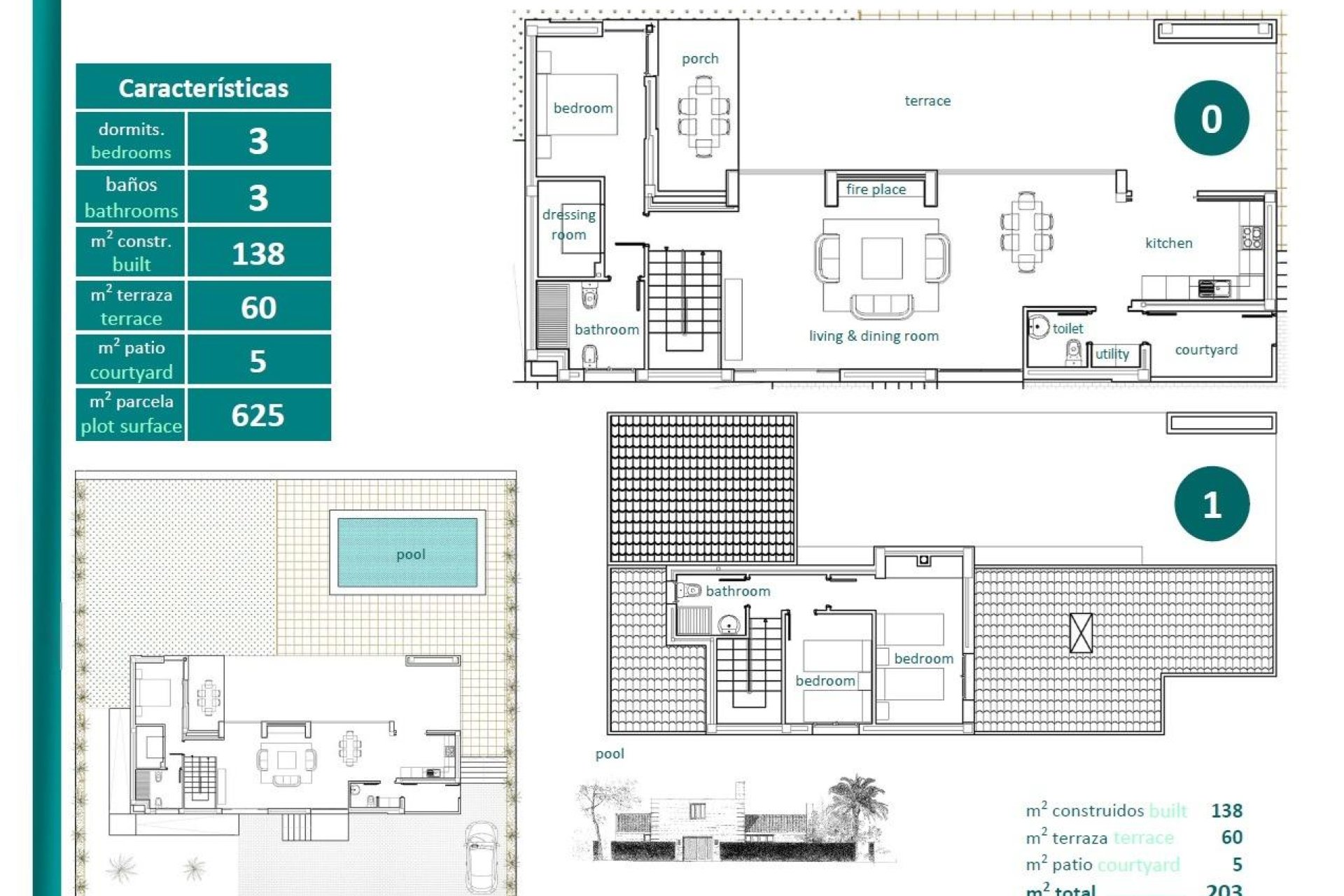 Новое здание - Villa - Sucina - Peraleja Golf