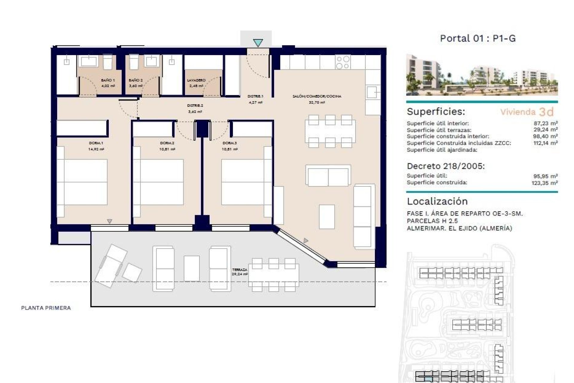 Obra nueva - Apartamento  - Almerimar