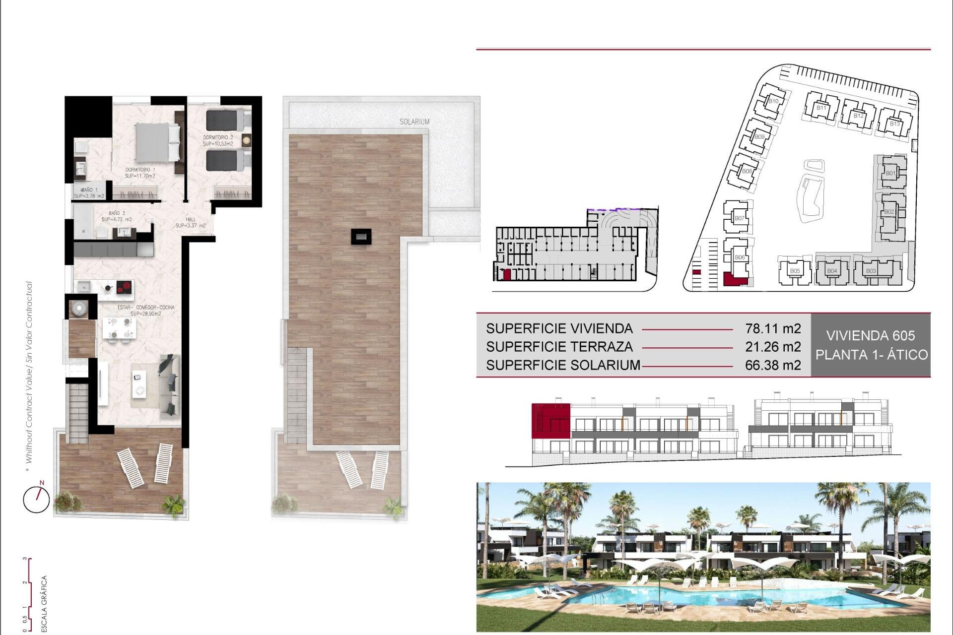 Obra nueva - Apartamento  - Ciudad Quesada - Lo Marabú