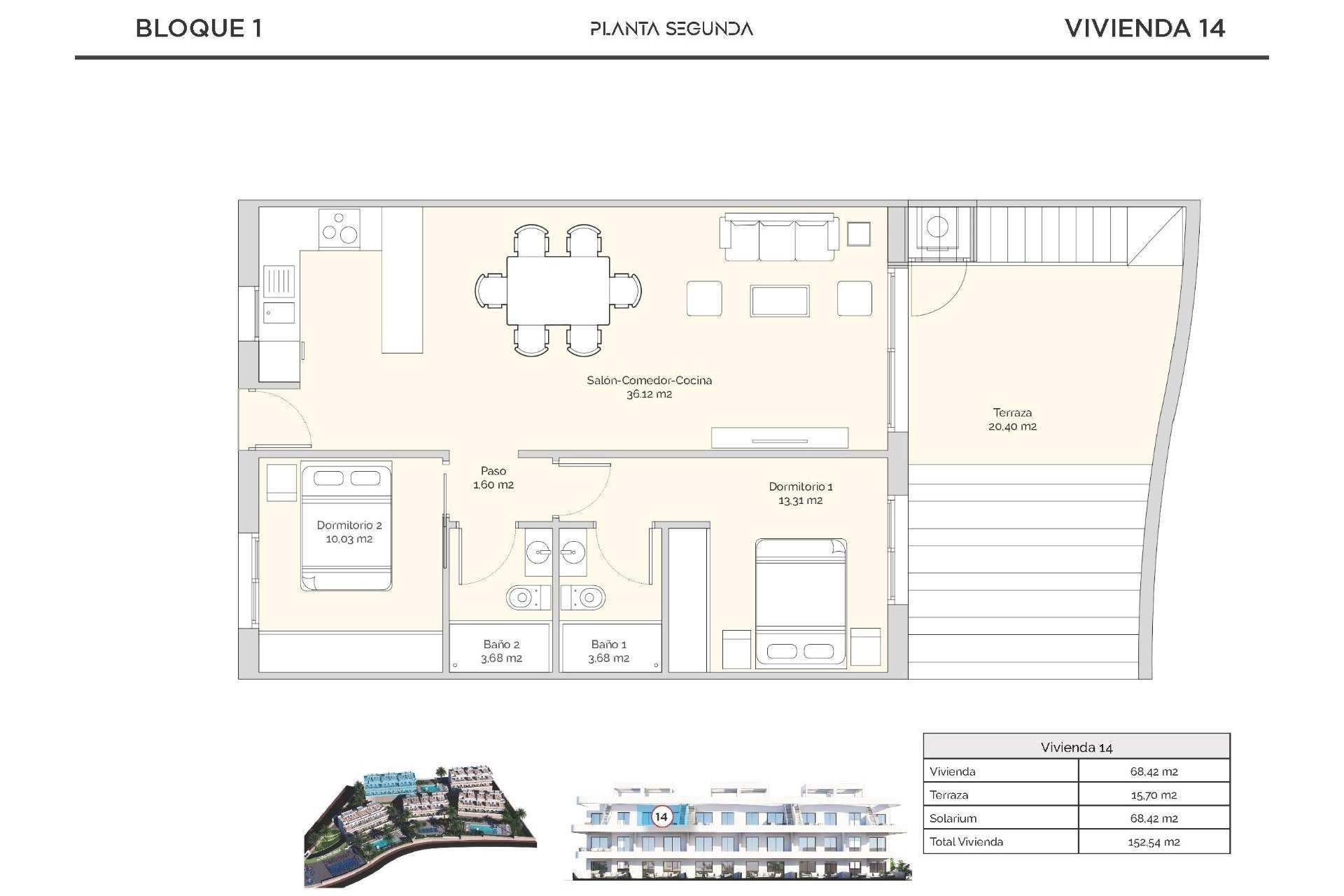 Obra nueva - Apartamento  - Finestrat - Puig Campana Golf