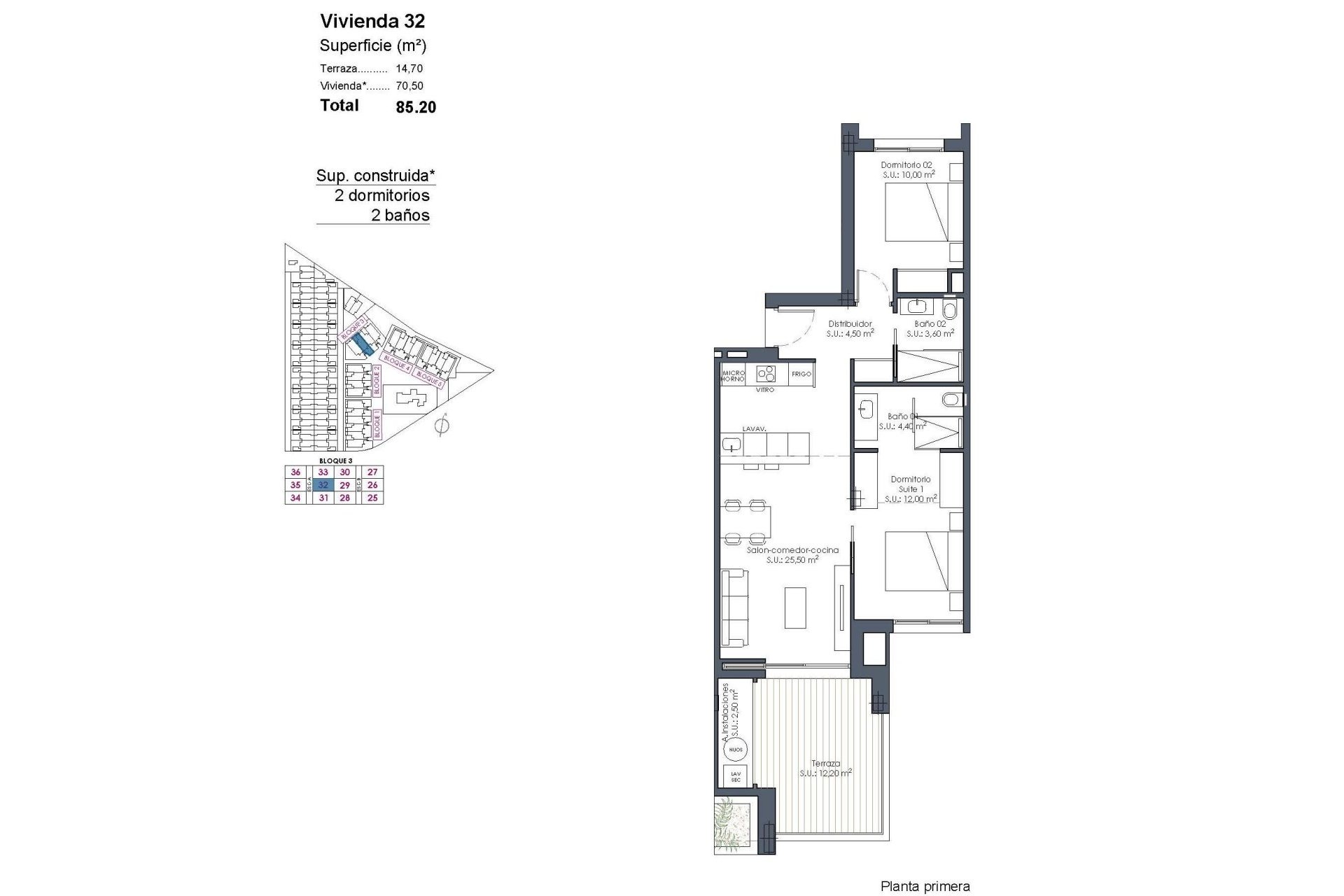 Obra nueva - Apartamento  - Los Alcázares - Serena Golf