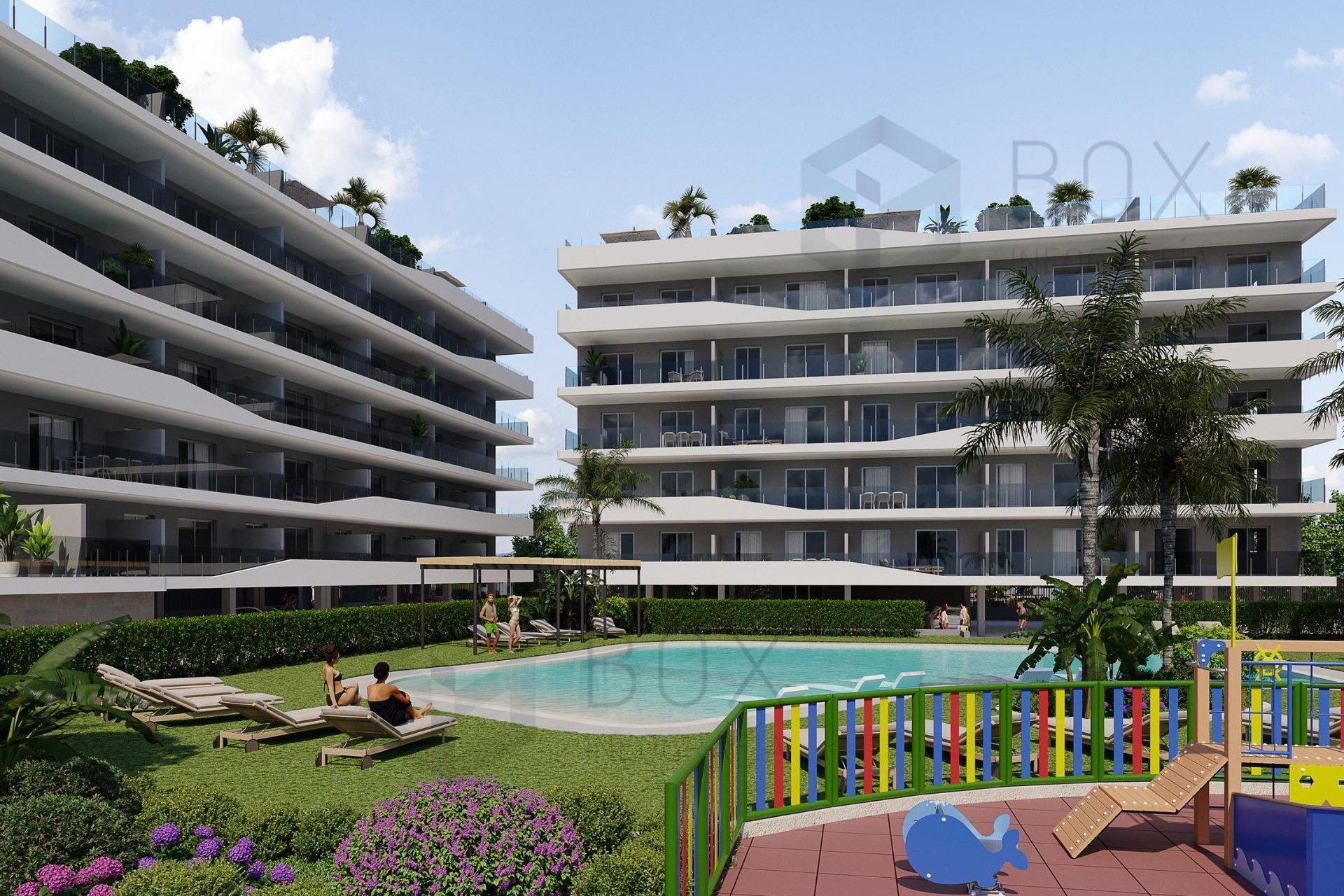 Obra nueva - Apartamento  - Santa Pola - Playa Tamarit