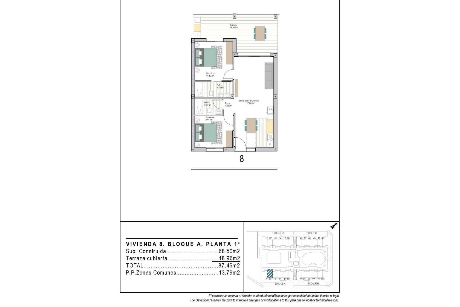 Obra nueva - Apartamento  - Torre Pacheco - San Cayetano