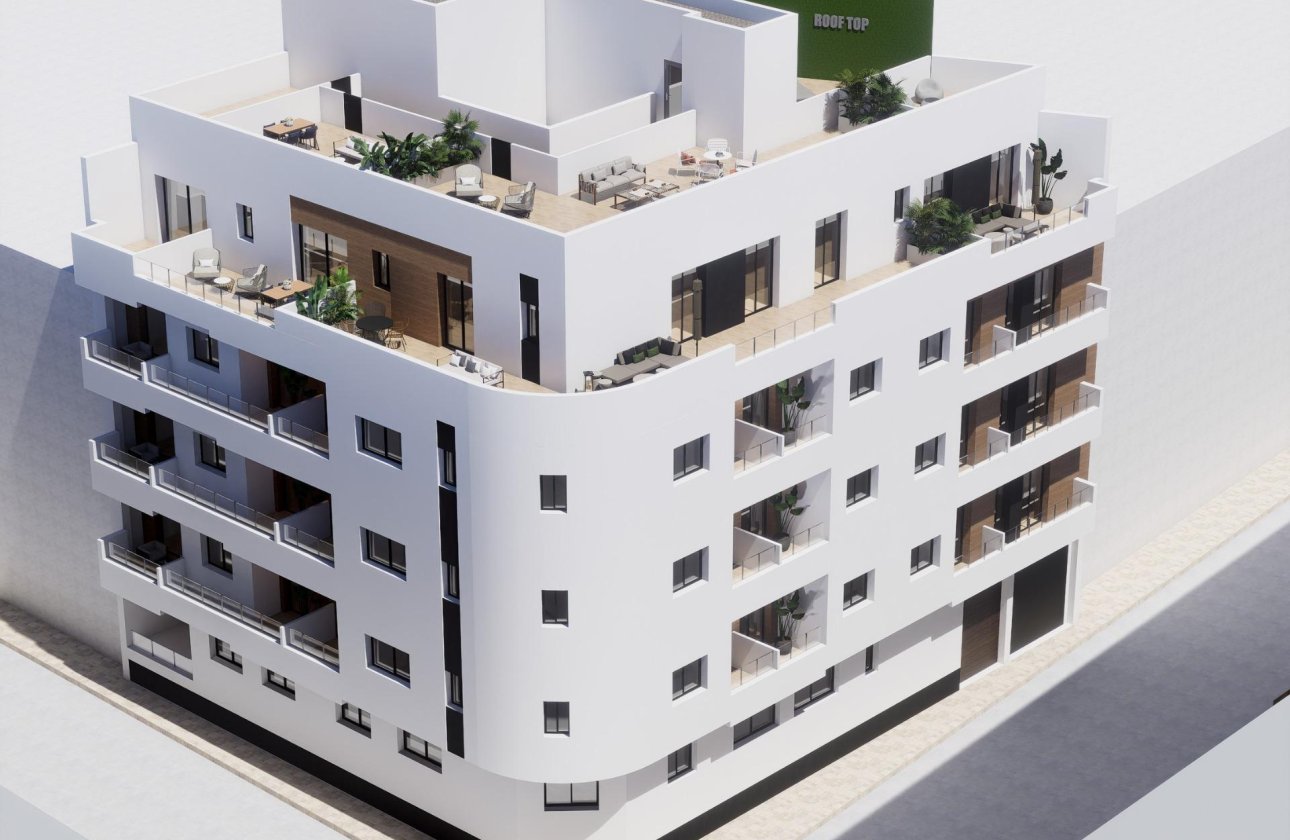 Obra nueva - Apartamento  - Torrevieja - pueblo