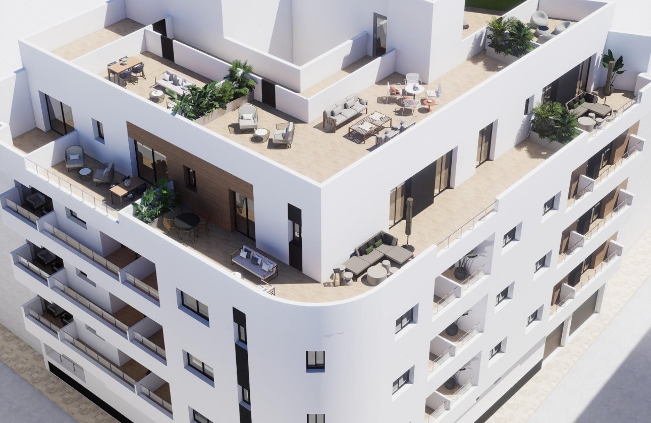 Obra nueva - Apartamento  - Torrevieja - pueblo