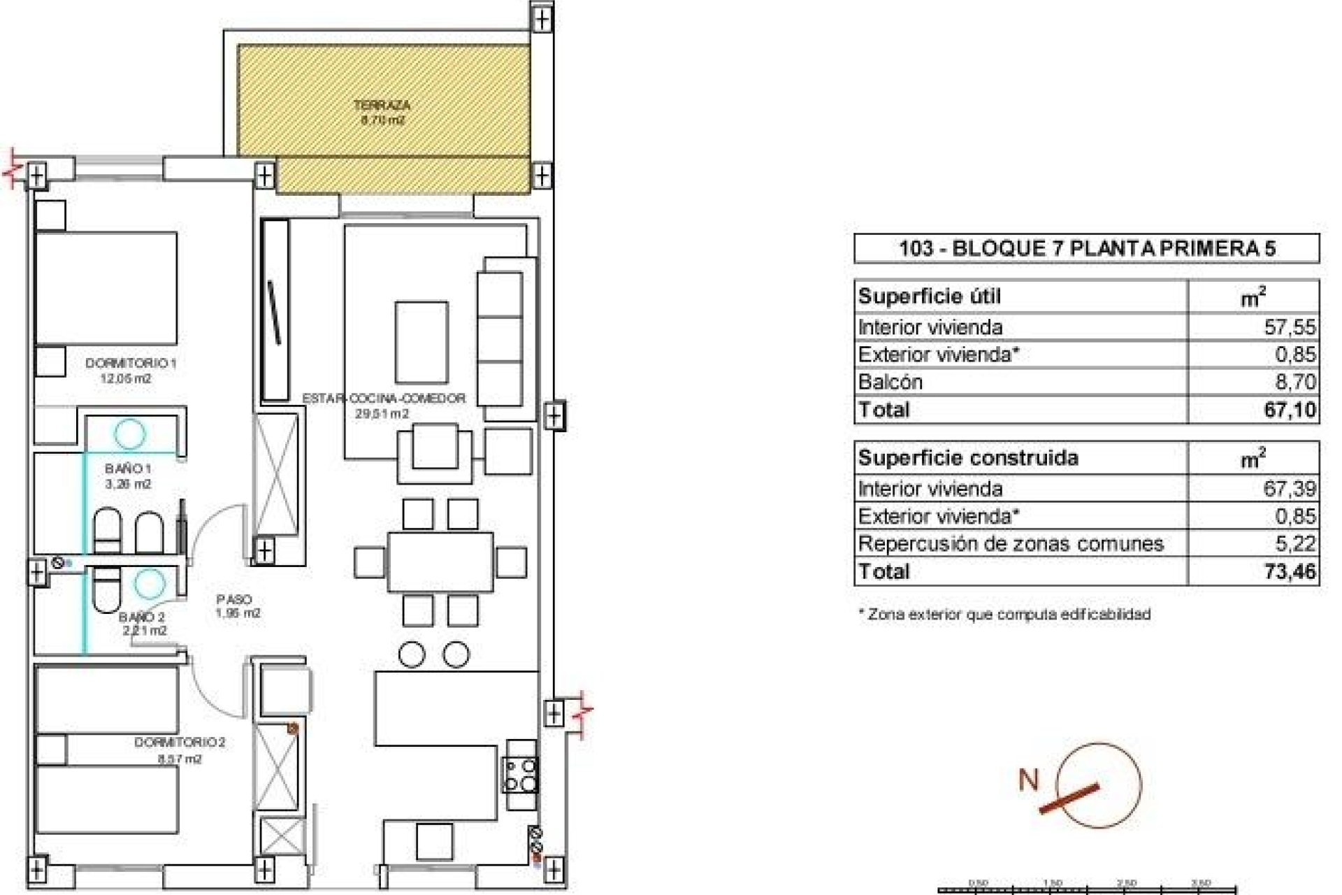 Obra nueva - Apartamento  - Vera