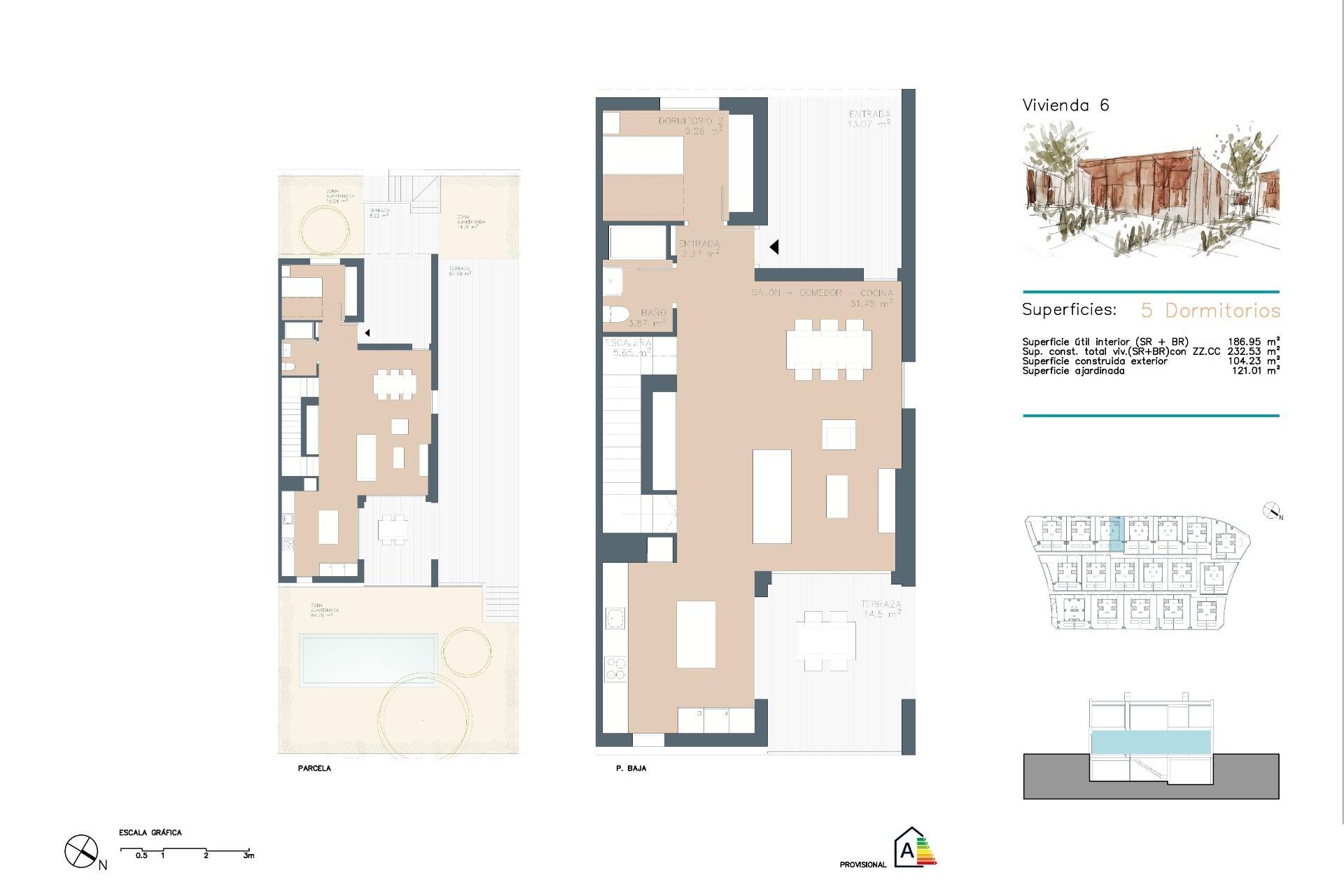 Obra nueva - Villa Adosada - Godella