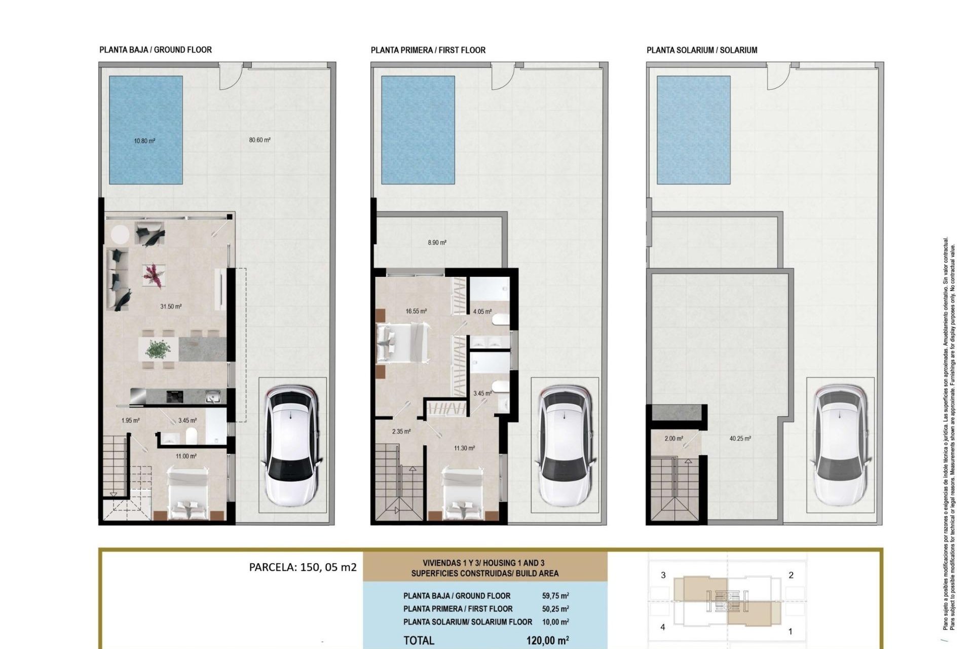 Obra nueva - Villa Adosada - San Javier - pueblo