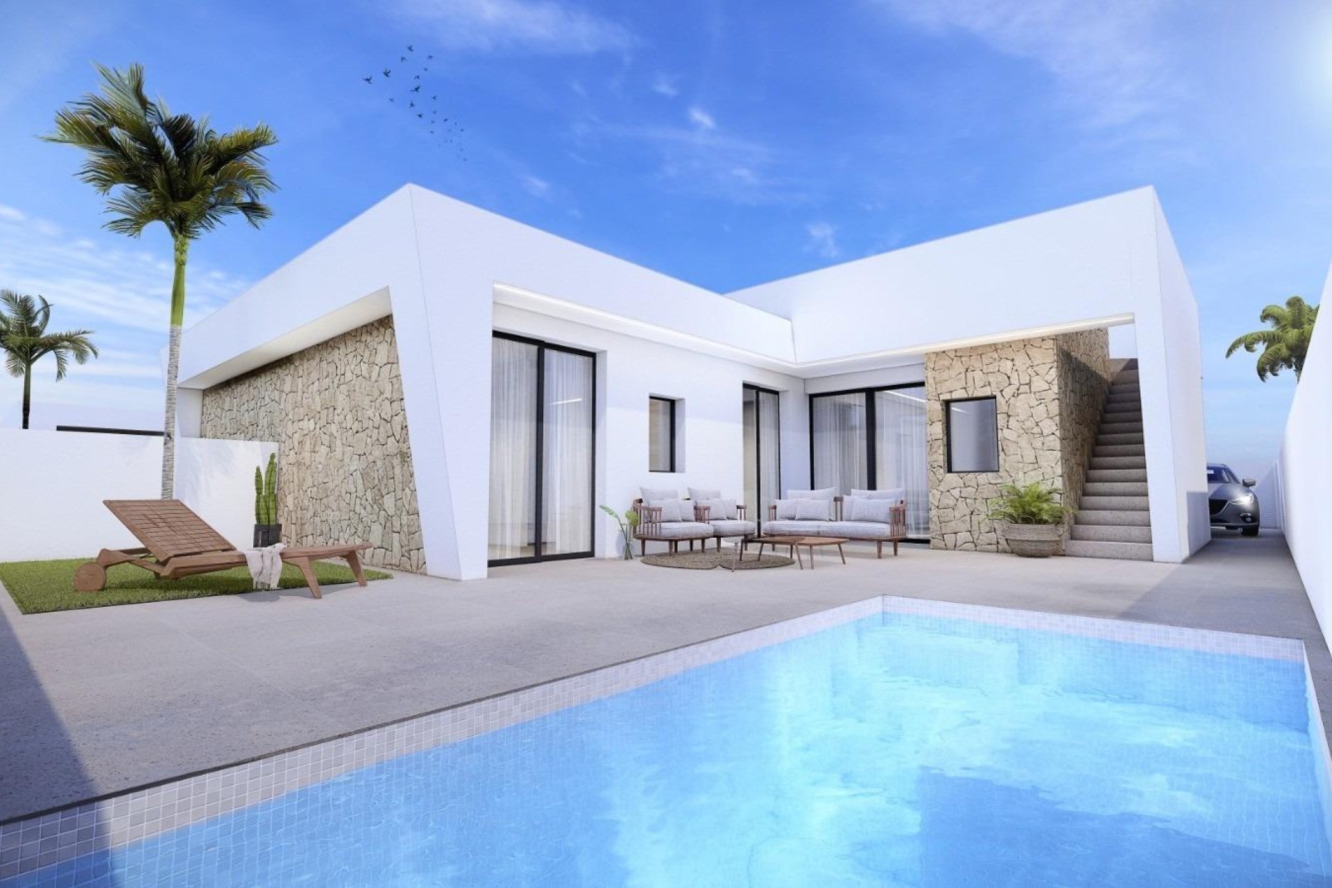 Obra nueva - Villa Adosada - Torre Pacheco