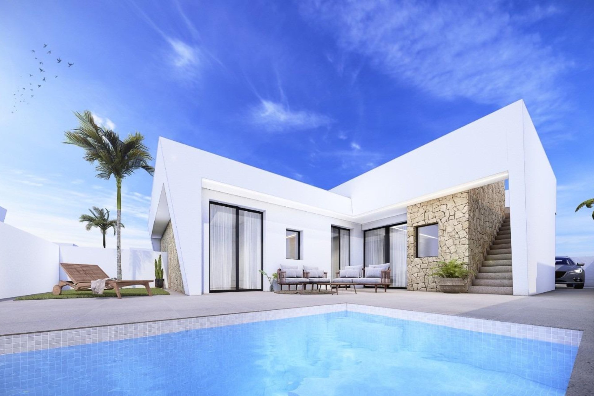 Obra nueva - Villa Adosada - Torre Pacheco