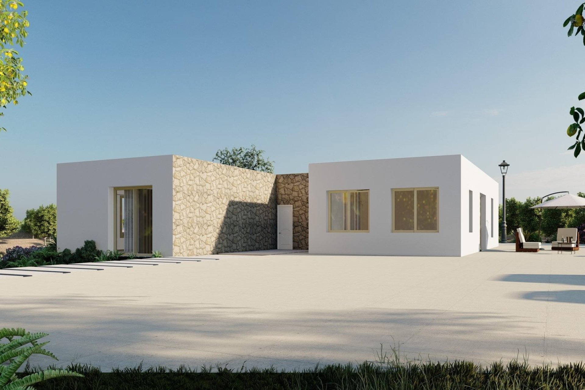 Obra nueva - Villa - Algorfa