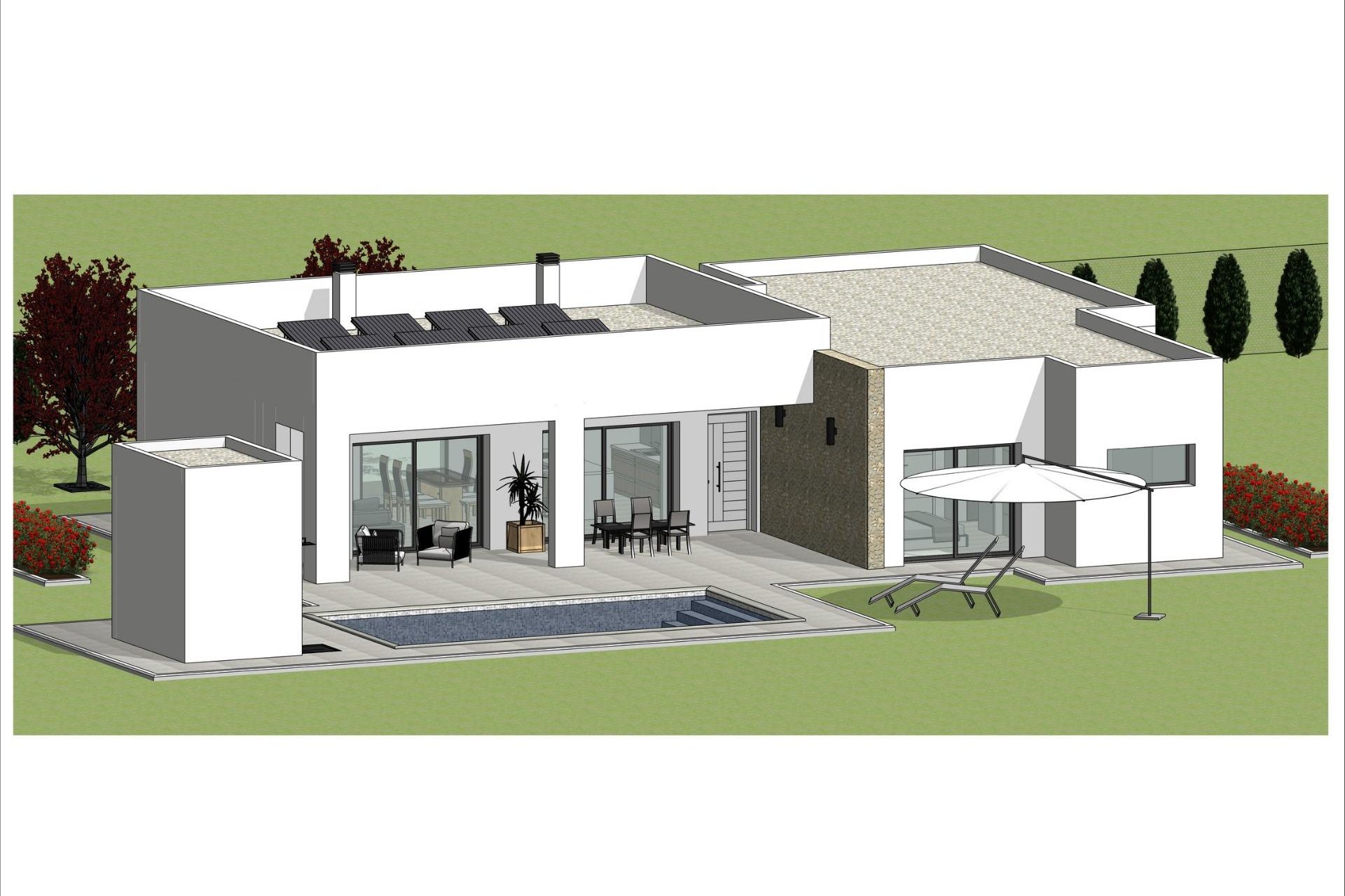 Obra nueva - Villa - Aspe - Poligono 19
