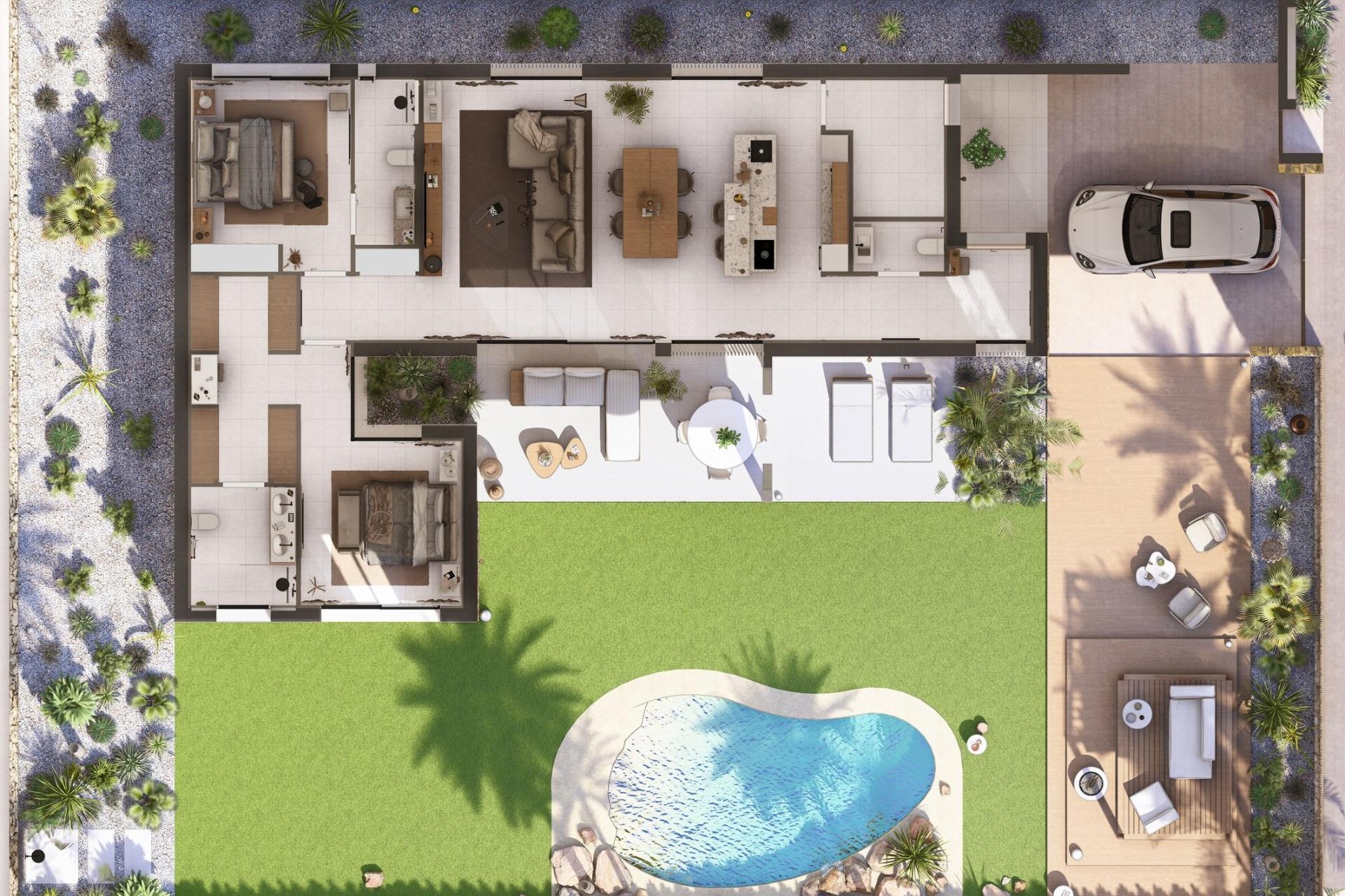 Obra nueva - Villa - Baños y Mendigo - Altaona Golf