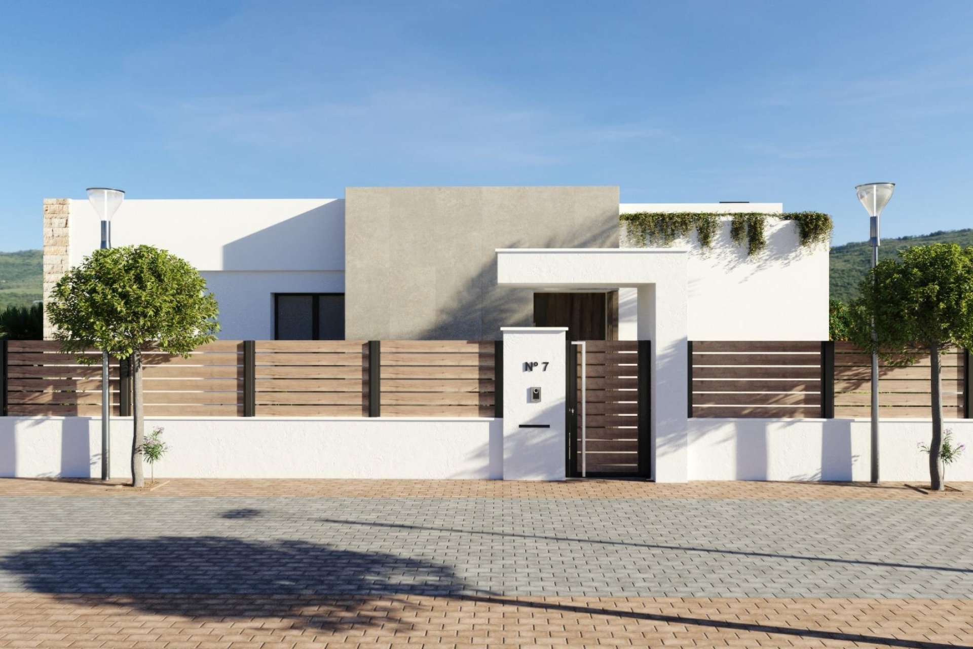 Obra nueva - Villa - Fuente Álamo - Hacienda del Alamo