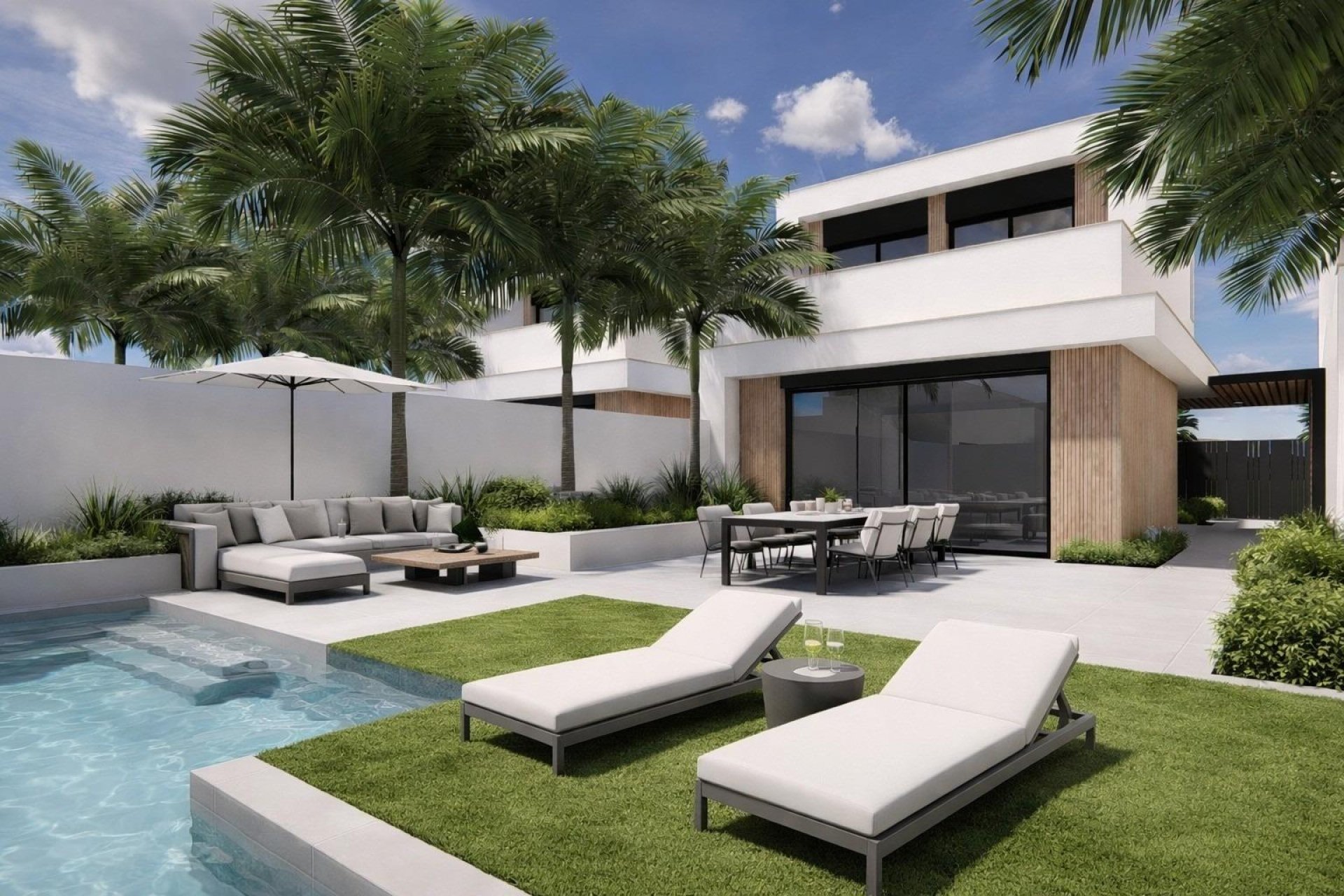 Obra nueva - Villa - Los Alcázares - Serena Golf