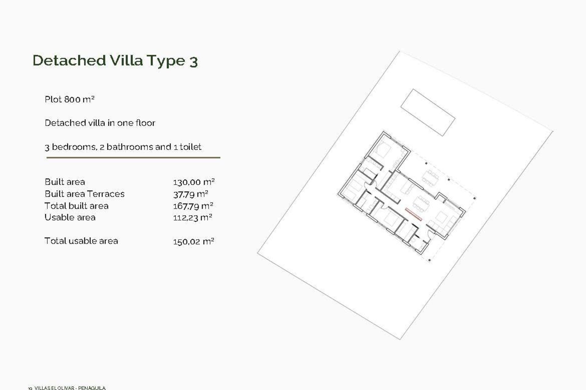 Obra nueva - Villa - Penaguila - El Olivar