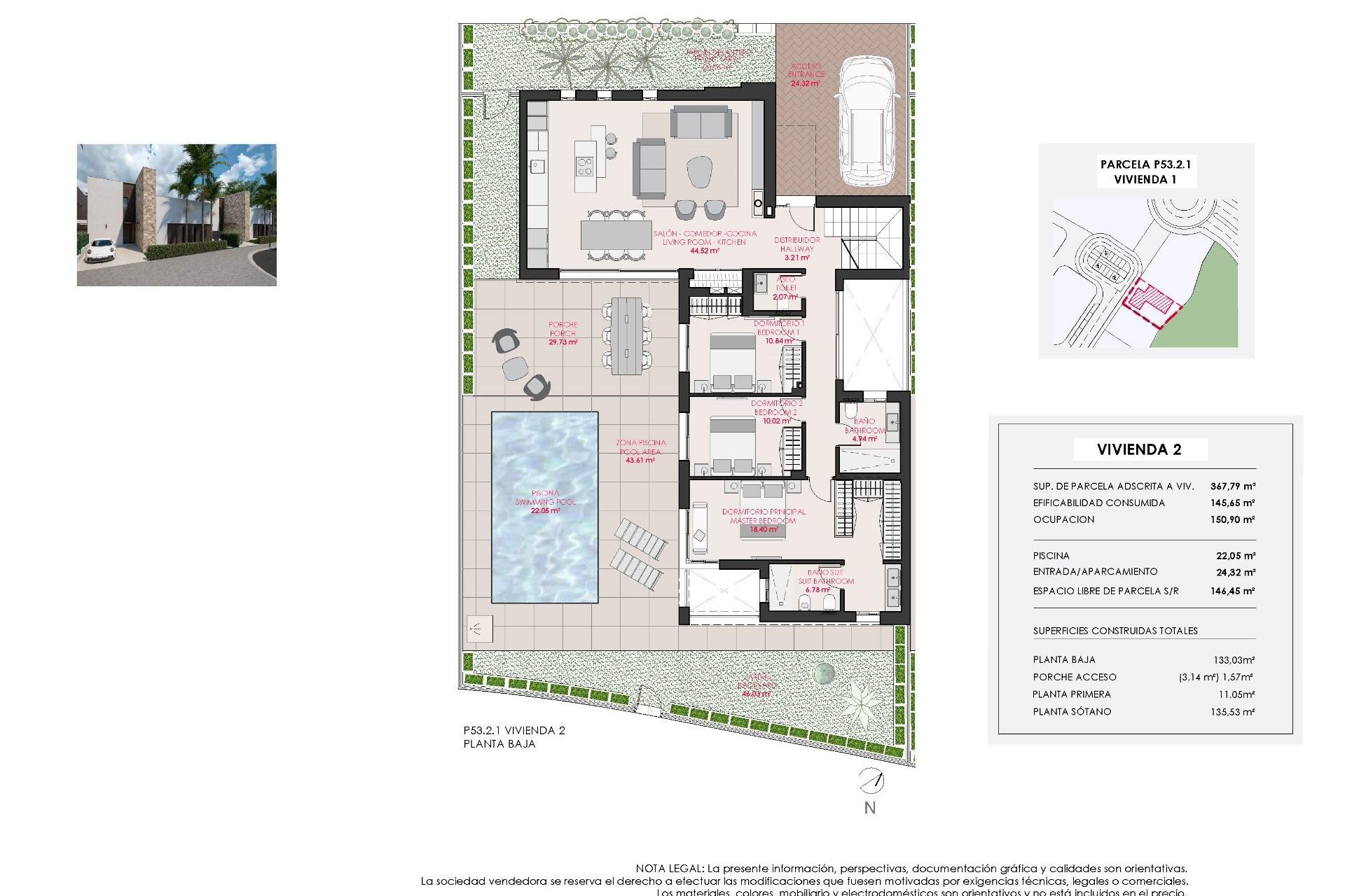 Obra nueva - Villa - Torre Pacheco