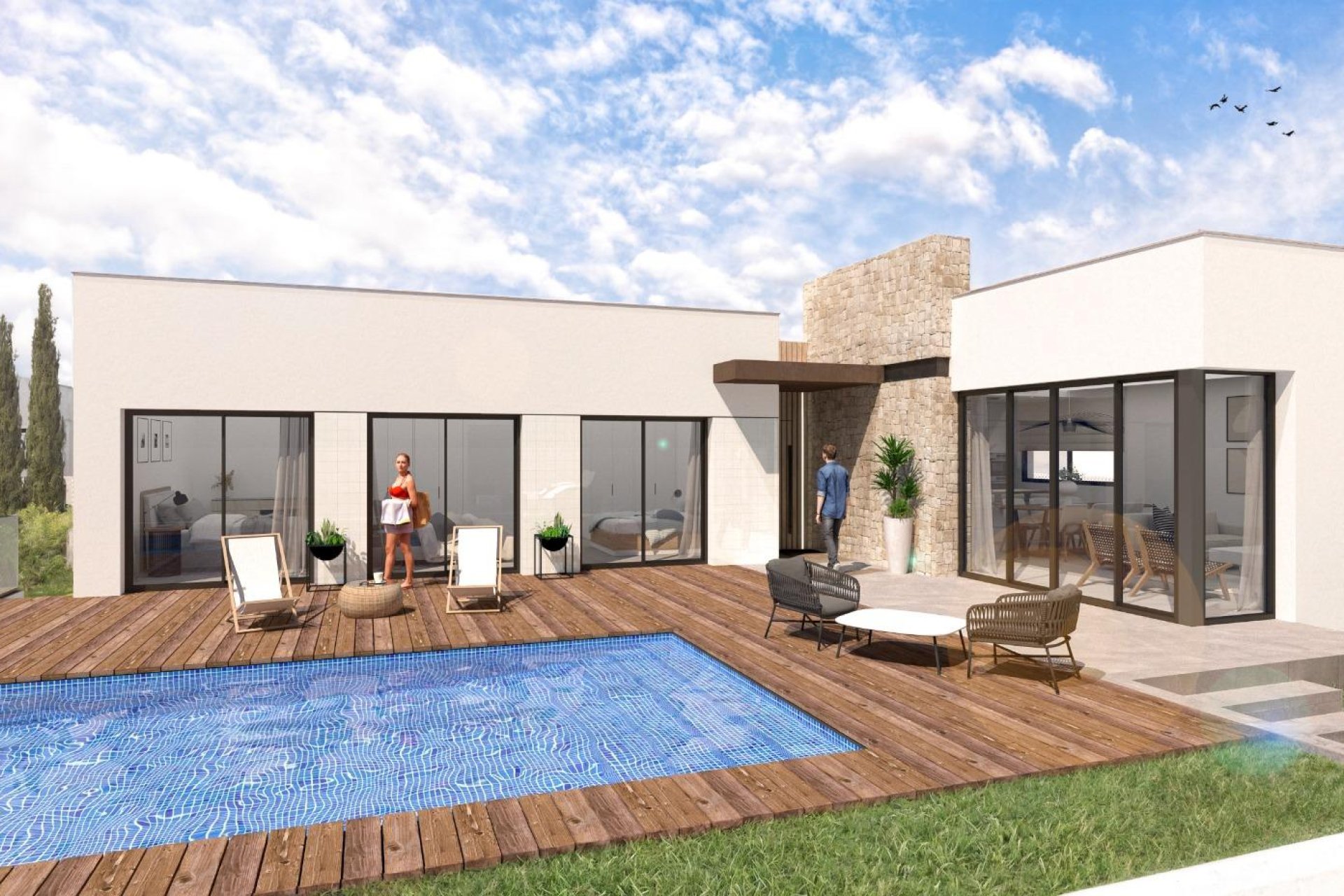 Obra nueva - Villa - Torre Pacheco
