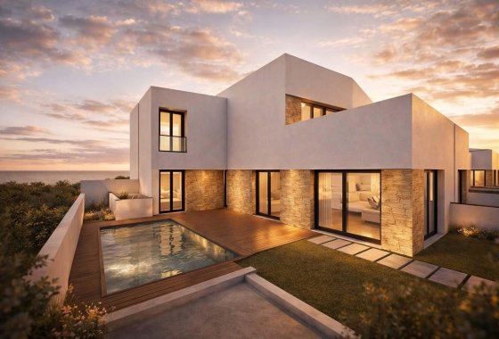 Villa / ikerházfél - New Build - Bigastro - Loma Alta