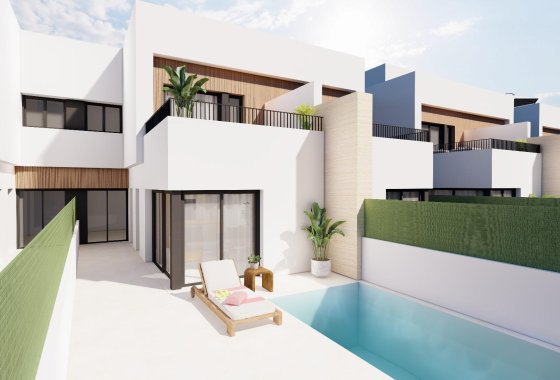 Villa / ikerházfél - New Build - Santiago de la Ribera - NB-43047