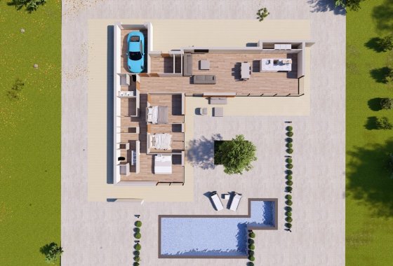 Новое здание - Villa - Pinoso - Casas Pastor