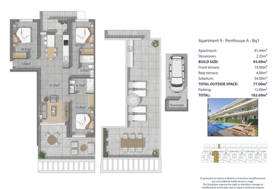 Nieuwbouw  - Appartement  - Los Alcázares - Los Narejos