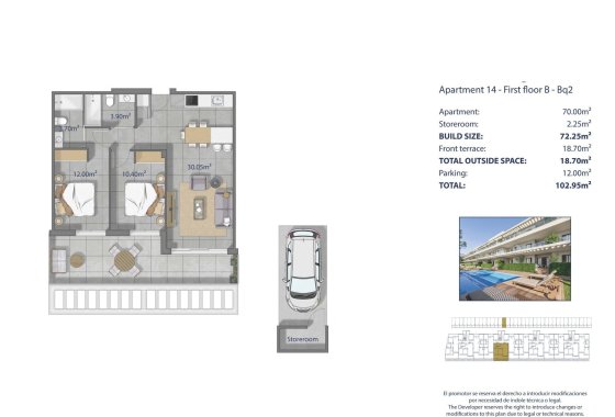 Nieuwbouw  - Appartement  - Los Alcázares - Los Narejos