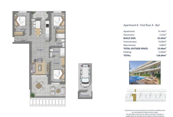 Obra nueva - Apartamento  - Los Alcázares - Los Narejos