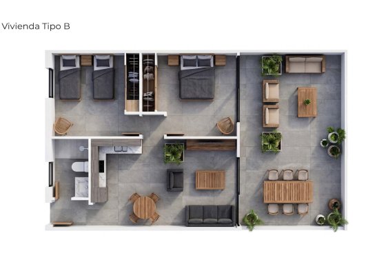 Nouvelle construction - Appartement - Vera - Vera Playa