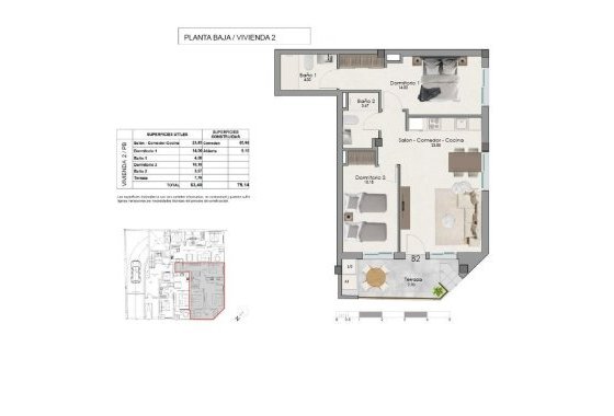 Obra nueva - Apartamento  - Santa Pola - Centro