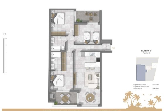New Build - Apartment  - Guardamar del Segura - Pueblo