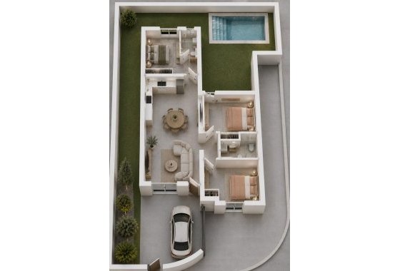 Новое здание - Villa - Mazarrón - Country Club