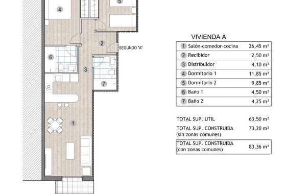 New Build - Apartman - Mazarrón - Playa del Puerto