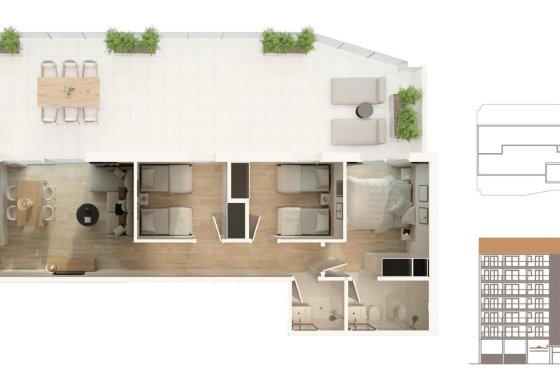 New Build - Apartman - Moncofa - Playa de Moncofa
