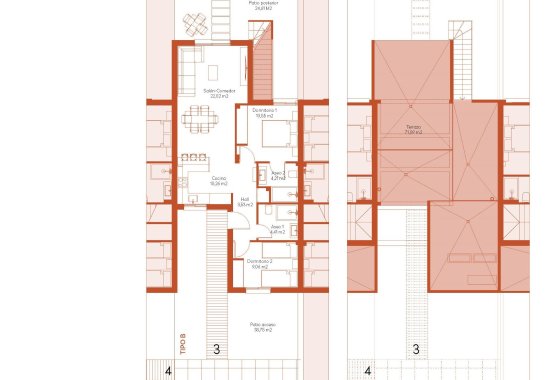 Obra nueva - Villa Adosada - Baños y Mendigo