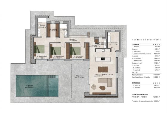 Новое здание - Villa - Pinoso - Lel