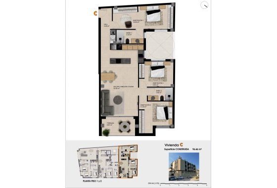 Nouvelle construction - Appartement - Catral - pueblo