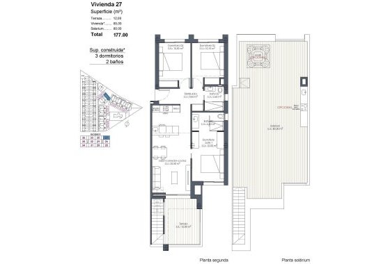 Nieuwbouw  - Appartement  - Los Alcázares - Serena Golf
