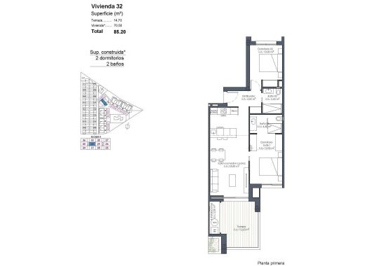 Nieuwbouw  - Appartement  - Los Alcázares - Serena Golf
