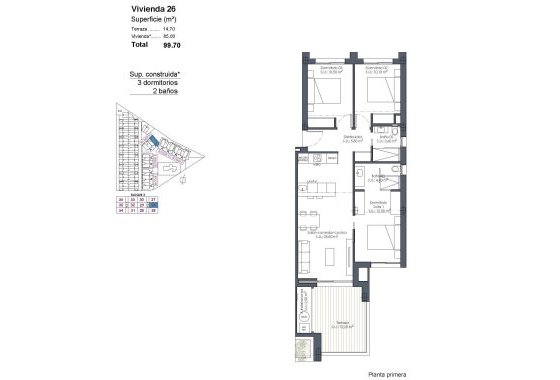 Nieuwbouw  - Appartement  - Los Alcázares - Serena Golf