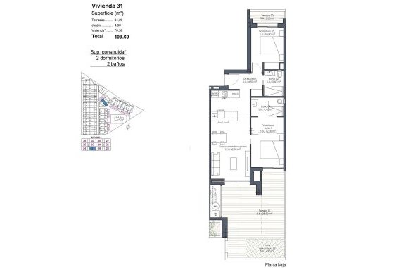 Nieuwbouw  - Appartement  - Los Alcázares - Serena Golf