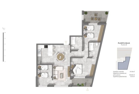 New Build - Apartment  - Guardamar del Segura - Pueblo