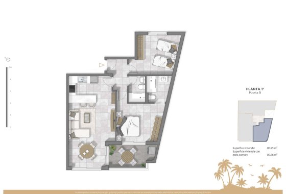 New Build - Apartment  - Guardamar del Segura - Pueblo
