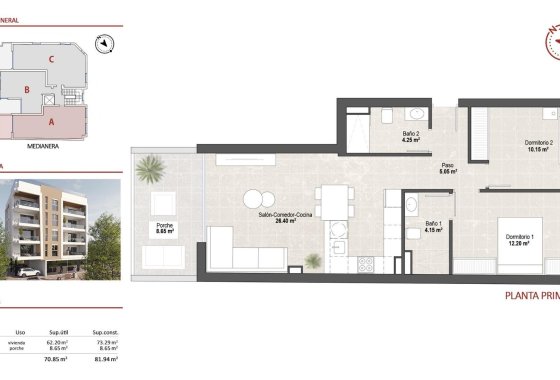 New Build - Apartman - San Pedro del Pinatar - Lo Pagan